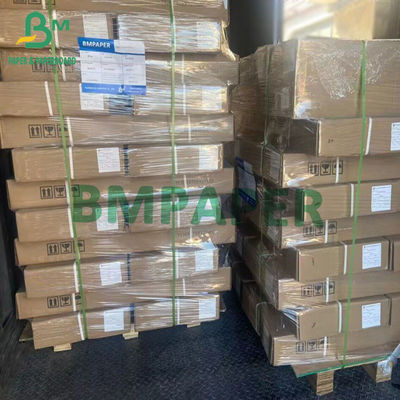Mavi Plotter Kağıt Rulo Çift Taraflı Taslak Kağıt Özel Genişliği 50m 100m 150m Uzunluğu