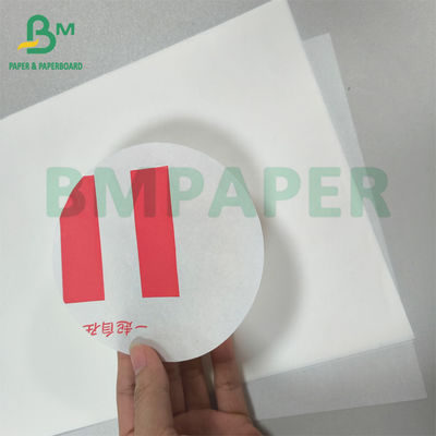 34gm 38gm 50gm Beyaz Yağ Dayanıklı Kağıt Gıda Tepsisi Liner Kağıt Rulo