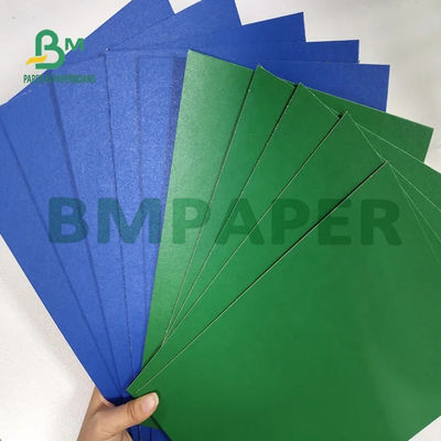 1MM 2MM Kozmetik Kutusu için Yeşil Laminasyonlu Karton Renkli Kartonlar