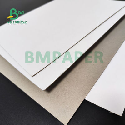 900g 1200g Kaplı Dupleks Karton Beyaz ve Gri 31.5' x 41.5' Sert Sertlik