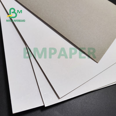 900g 1200g Kaplı Dupleks Karton Beyaz ve Gri 31.5' x 41.5' Sert Sertlik