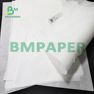 60g Yaprakta Beyaz Yağ geçirmez MG Yağ geçirmez Kağıt Hamburger ve Yağlı Yiyecekler için