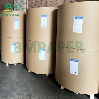 Gıda Paketleri Geri Dönüştürülebilir Güçlü 40 50 GSM Doğal Kraft Kağıdı