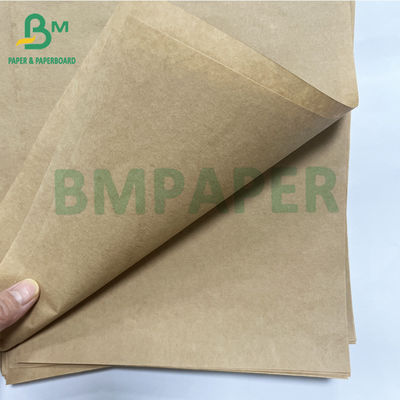 Gıda Paketleri Geri Dönüştürülebilir Güçlü 40 50 GSM Doğal Kraft Kağıdı