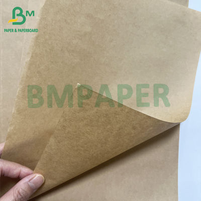 Yumuşak Geri Dönüştürülebilir Kraft Rengi 45gm 80gm Gıda Ambalajı Kağıt Rulo