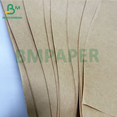 Yumuşak Geri Dönüştürülebilir Kraft Rengi 45gm 80gm Gıda Ambalajı Kağıt Rulo