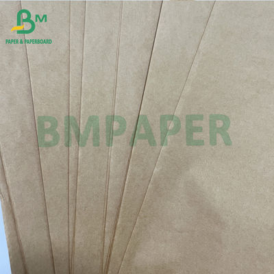 Yumuşak Geri Dönüştürülebilir Kraft Rengi 45gm 80gm Gıda Ambalajı Kağıt Rulo