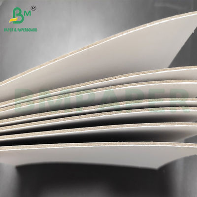 1.1mm 1.2mm Beyaz Çipboard Orta Ağırlıklı Karton Yapraklar Her iki tarafta da Beyaz
