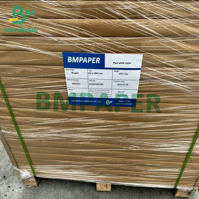 70gm 75gm 80gm Beyaz Ahşapsuz Baskı Kağıdı Offset Kağıt Çapları 787mm X 1092mm