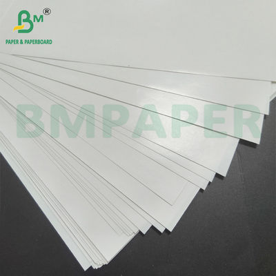 Parlak kaplı tek taraflı etiket kağıdı 80gm 90gm Beyaz C1S Sanat Kağıdı