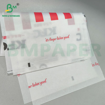 35 - 50gm yağ geçirmez kağıt, yağlı gıda ambalajı için mükemmel Kit 3 - 7