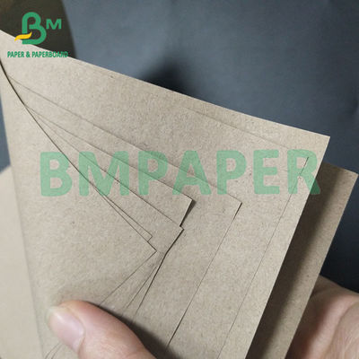 60gm Kağıt Tozsuz Kahverengi Bobbin Fiber Core Kraft Kağıt Teyp borusu için