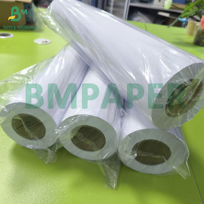 24 X 150 CAD Kağıt Ruloları, 20 Lb Bond Kağıt 2&quot; Core CAD Mürekkep Jet Baskı