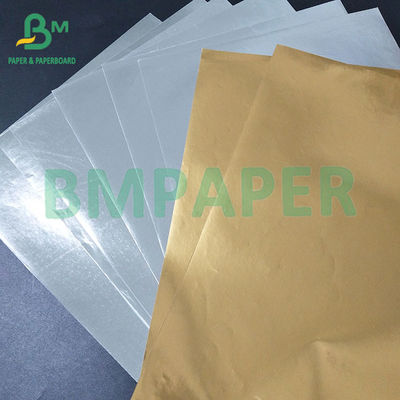 70gm 763mm Yazdırılabilir Gümüş Nem Gücü Alüminize Bira Etiketi Holografik Kağıt