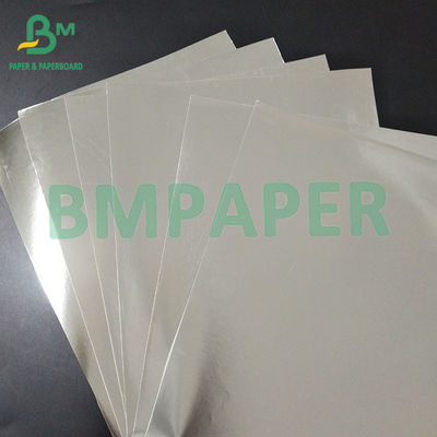 70gm 763mm Yazdırılabilir Gümüş Nem Gücü Alüminize Bira Etiketi Holografik Kağıt