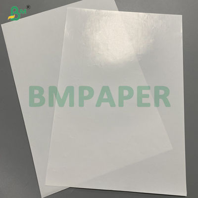 70g 80g C1S Etiket Yapımı için Parlak Beyaz Kağıt 1020mm Bobin Genişliği