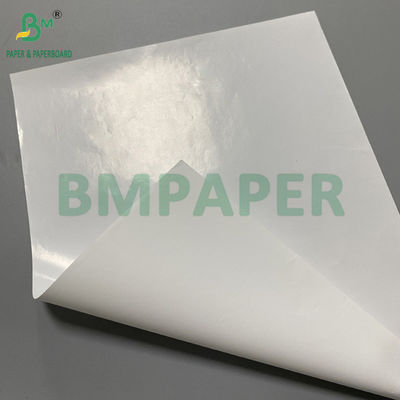 70g 80g C1S Etiket Yapımı için Parlak Beyaz Kağıt 1020mm Bobin Genişliği
