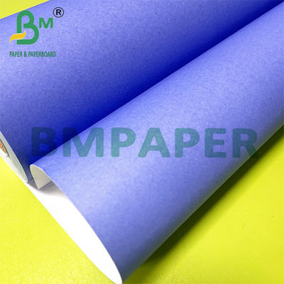 24 inç x 50m Mor Mavi Renkli Plotter Bond Kağıdı CAD Çizim için 2'' çekirdek