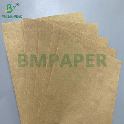 Yemek torbaları yapmak için kaplamamış 50gm 60gm 180mm 715mm kahverengi kraft kağıdı