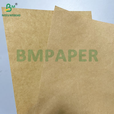 70 80 GSM Beyazlamamış Kahverengi Kraft Yüksek Güçlü Kağıt Rulo 50kg Yükleme