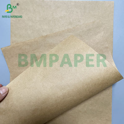 70 80 GSM Beyazlamamış Kahverengi Kraft Yüksek Güçlü Kağıt Rulo 50kg Yükleme
