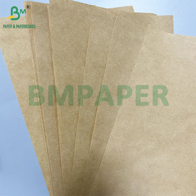 70 80 GSM Beyazlamamış Kahverengi Kraft Yüksek Güçlü Kağıt Rulo 50kg Yükleme