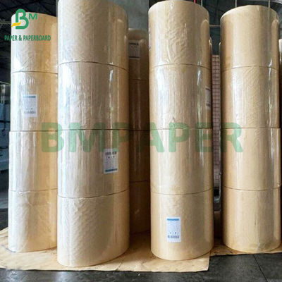 Yumuşak yüzey 70 gram 90 gram Kahverengi Ağır Güçlü Kağıt 500 mm x 100 m