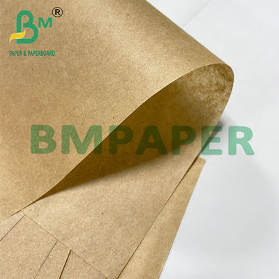 Kahverengi Yarım Genişletilebilir Çuval Kraft Kağıdı Hayvan Yemleri Ambalajı 80gm 85gm