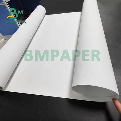 108GSM 180GSM Grafik baskı için kaplı Plotter Bond Kağıt Rulo 36'' X 50m