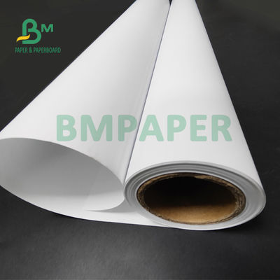 108GSM 180GSM Grafik baskı için kaplı Plotter Bond Kağıt Rulo 36'' X 50m