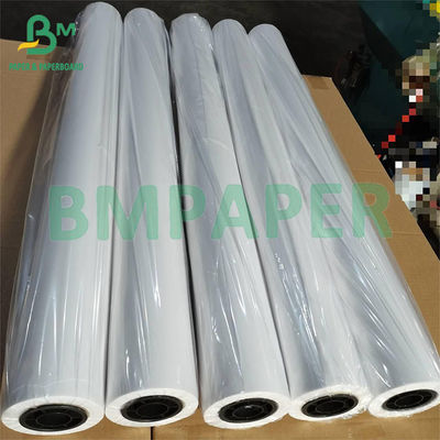 73 gram 610 mm * 50 m Beyaz İyi Baskı İzleme Kağıdı Şeffaf Rulolar Ambalaj