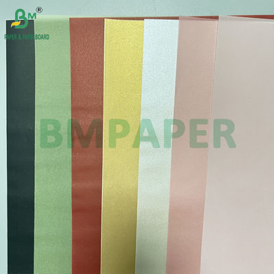 100 GSM Yumuşak Premium Altın Gül Yarım Şeffaf Kağıt Rulo 889mm Genişlik