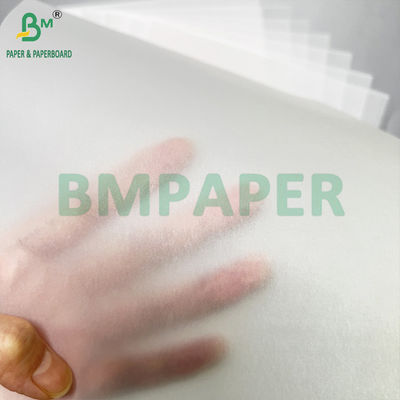 50 83 GSM Yumuşak beyaz yarı şeffaf transfer kağıdı rulo 880mm x 40m