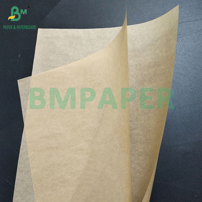 40gm Gıda Derecesi Bakire Ahşap Pulp Kahverengi Yağ geçirmez Kağıt Kit7
