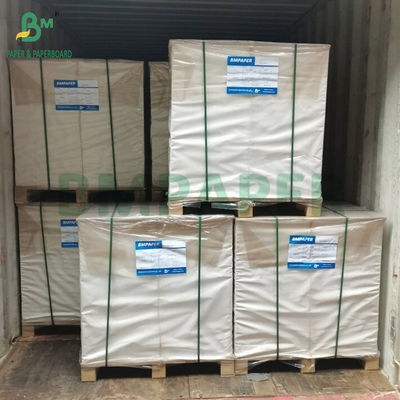 Parlak Yüzey 1 mm 1.5 mm Kalın Beyaz Arka Dupleks Tahta Gri Çekirdek 102 x 72cm