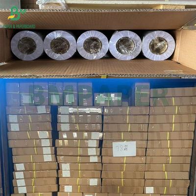 24' X 150ft kaplı 28lb mürekkep püskürtücüsü Kağıt Bağlantı Rulo 2' çekirdeği