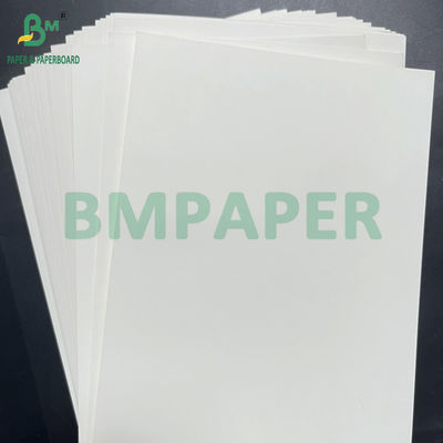 İyi baskı etkisi Yumuşak 300gm + 15g PE kaplı karton Beyaz 65 x 95 cm