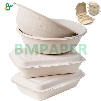 130g 300g Doğal Şeker Çalı Bagasse Mürekkep Kağıdı Gıda Tabakları için Rulolar Biyolojik Bozulur Karton