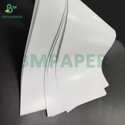 60# 90gm Gıda Etiketleri İçin Tek Yarı Kaplı C1S Kağıt Yaprakları 32' x 24'