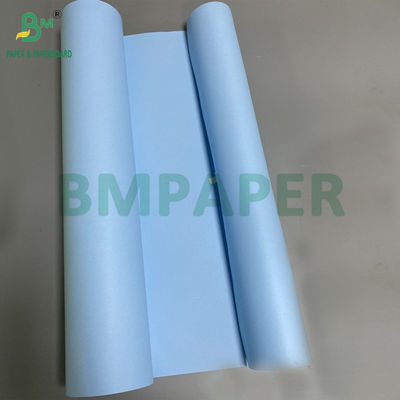 80g Çift Yüzlü Mavi Çizelge Kağıdı CAD Yazıcı Rulolar 20 &quot; 24 &quot; Geniş 50 yard 100 yard Uzun