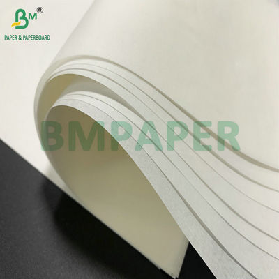 600 mm Yuvarlak Genişliği 25gm 30gm Kek Pişirme Kağıdı için Beyaz Kraft Kağıdı