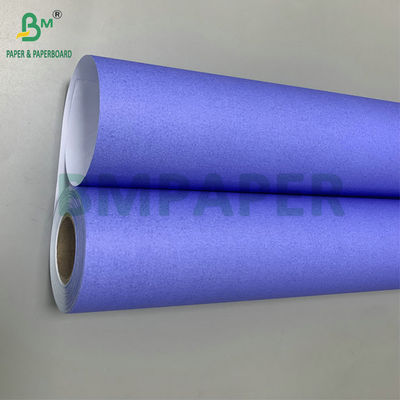 24' X 150ft Bir Yan Mor Mavi 20lb CAD Bond Kağıt Rulo 2' Core