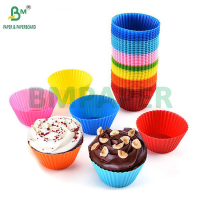 40g Renkli Cupcake Liner Kağıt Muffin Sahipleri için Hammaddeler için Kalıp Kağıt