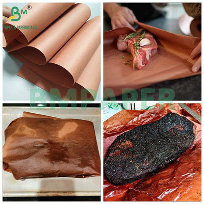 70gm Gıda sınıfı Yağ geçirmez Yüksek sıcaklığa dayanıklı kaplamamış fırın kağıdı