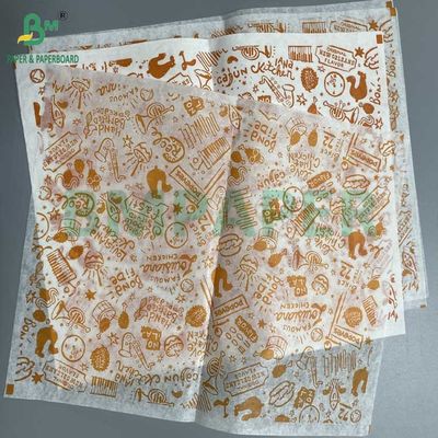 40g 50g Tek taraflı Balmumu Kaplı Kağıt Gıda Kaliteli Paket Kağıdı Beyaz Siyah Kraft Kahve Rengi
