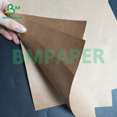 90gm 120gm Yüksek kırılma direnci düz kahverengi kraft çuval kağıdı