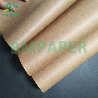 90gm 120gm Yüksek kırılma direnci düz kahverengi kraft çuval kağıdı
