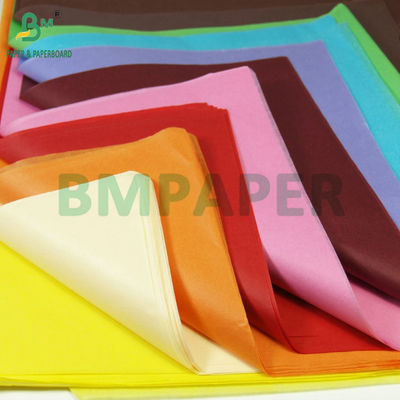 17 gramlık meyve için renkli doku sarma kağıdı 50 x 70 cm hafif