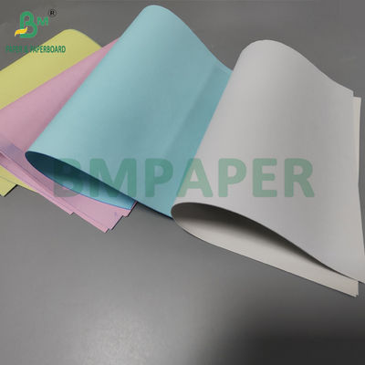 65 gsm 75 gm Karbonsuz NCR Bilgisayar Baskı Kağıdı Taşıyıcı Kartı 77 x 110cm