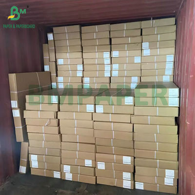 20 lb iyi beyazlıklı kaplamamış parlak çizim kağıdı mühendislik için 36 inç x 50 yard 2&quot; çekirdek